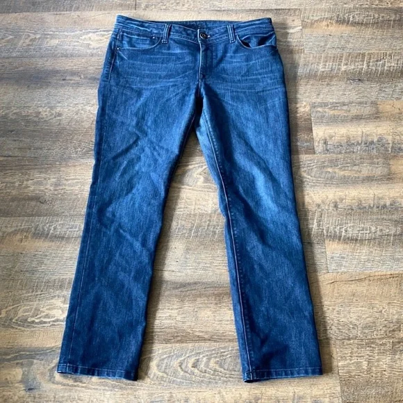 DL1961 premium denim Grace high rise cropped jeans. - Picture 1 of 14